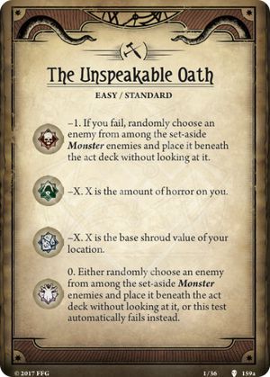 Unspeakable Oath