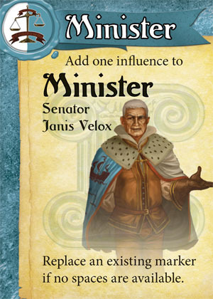 Courtier Minister Card