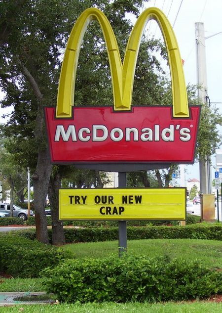 mcdonalds try our new crap 2548