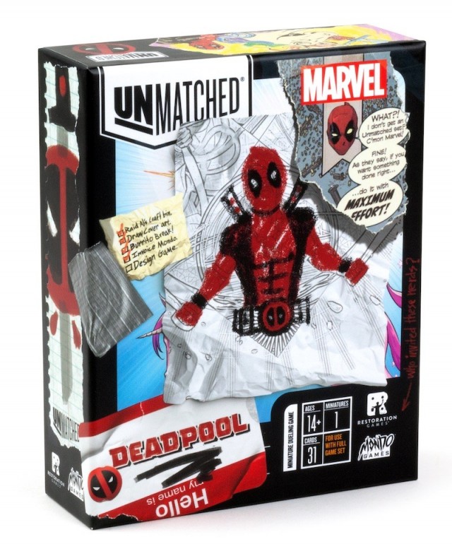 Unmatched: Deadpool Single-Hero Expansion Announced