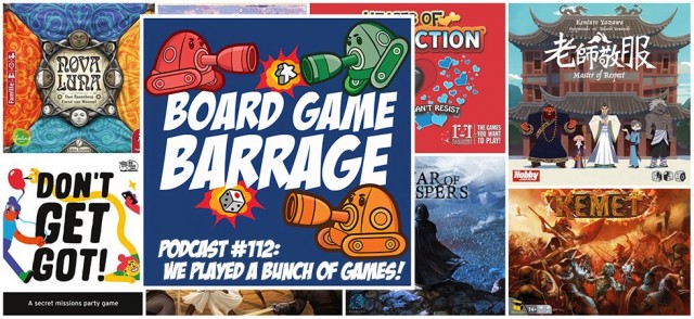 We Played a Bunch of Games! - Board Game Barrage