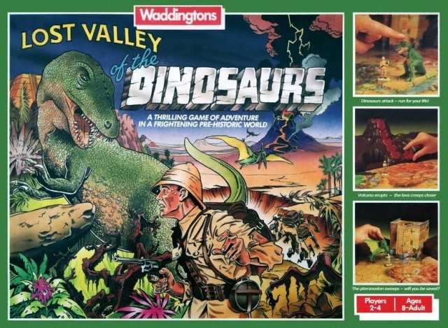 Vintage Board Game Review: Lost Valley of the Dinosaurs (1985)